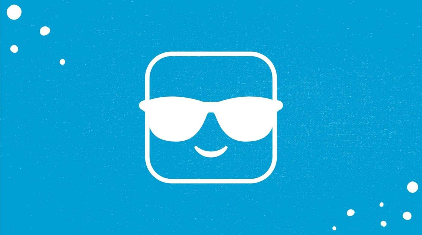 person wearing sunglasses icon