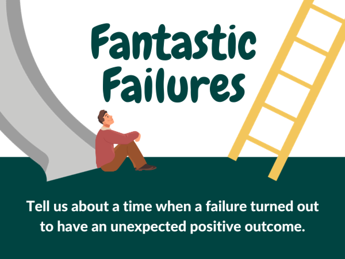 Fantastic failures title and prompt homepage 5050