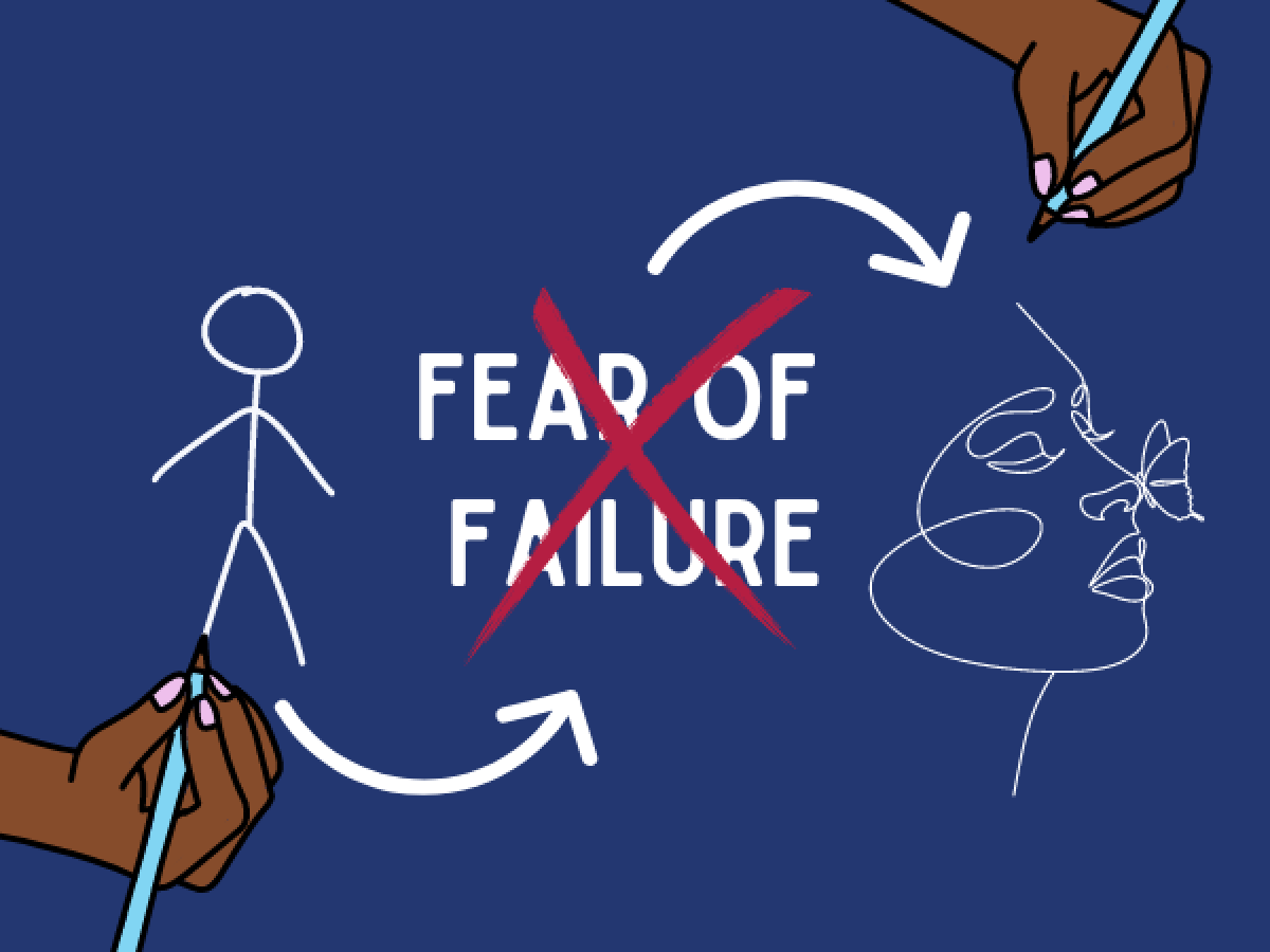 fear of failure with a red x 5050.2