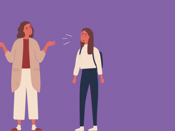Friends and family argue with each other and generally appear upset.